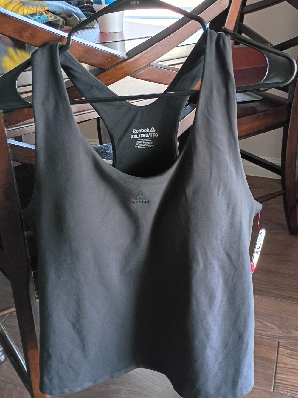 Reebok Black Racerback Athletic Tank